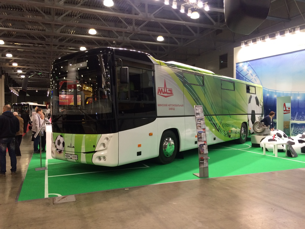 В преддверии Чемпионата мира по футболу был представлен автобус разработанный для высокого пассажиропотока в крупных городах.